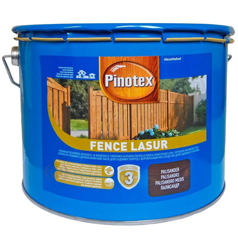 Фарба для деревини PINOTEX FENCE, палісандр, 10 л